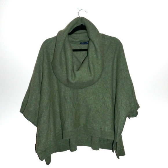 Ralph Lauren Sweaters - Ralph Lauren Merino Wool Poncho in Green